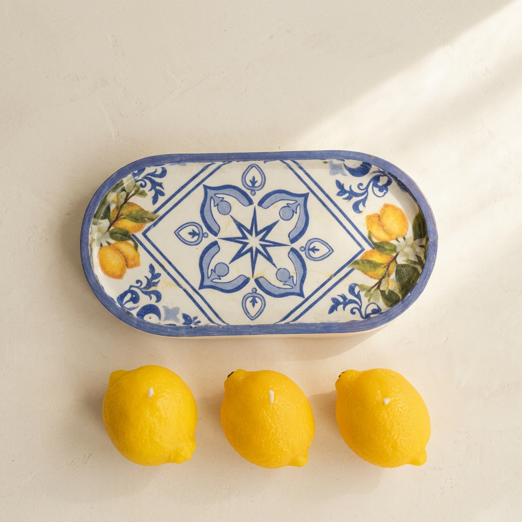 Citrus Di Capri Sculptural Candle | Fruits of the Sun Collection