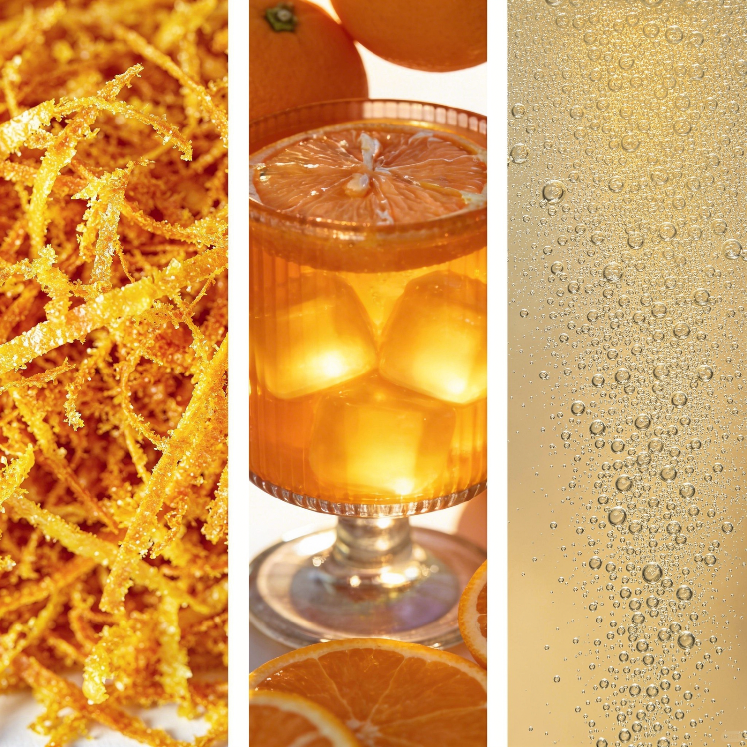 Aperol Spritz Gel Candle | Citrus Cocktail Candle | Handcrafted Summer Candle by FROSTandFLAME