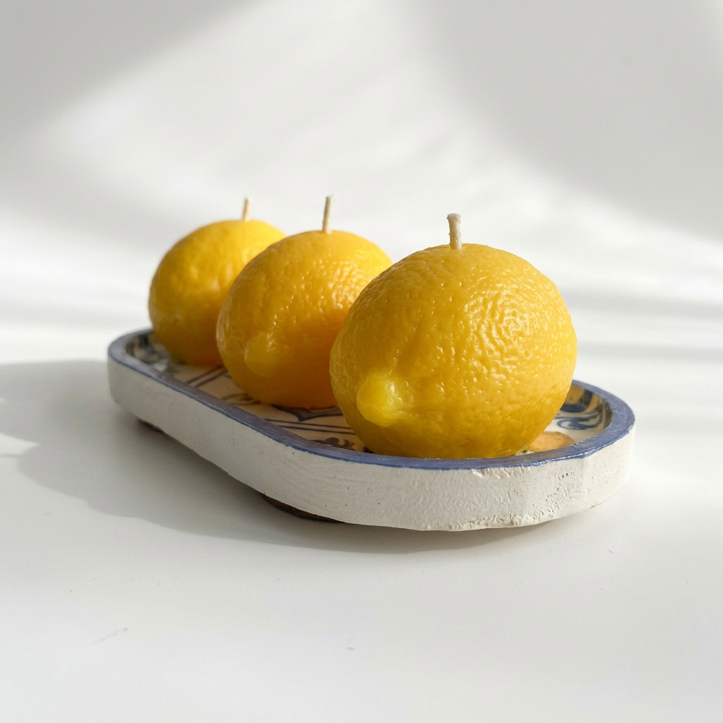 Citrus Di Capri Sculptural Candle | Fruits of the Sun Collection