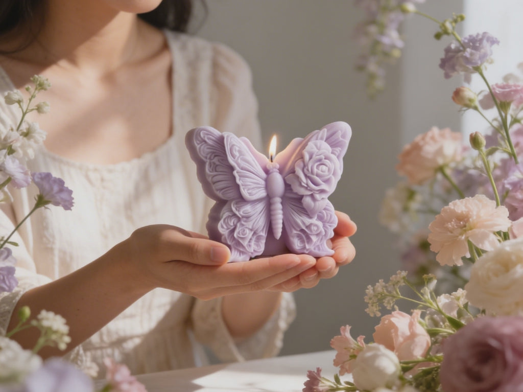 Burnished Lilac Butterfly Candle – Mother’s Day Edition